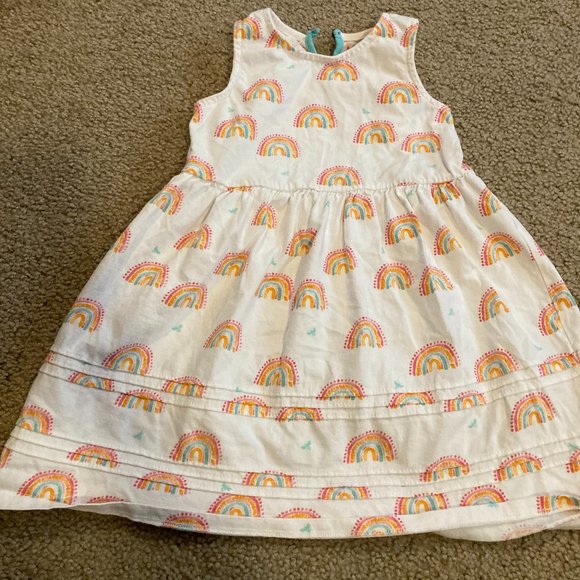 Burt's Bees Dresses Burts Bees Toddler Girls Organic Cotton Rainbow